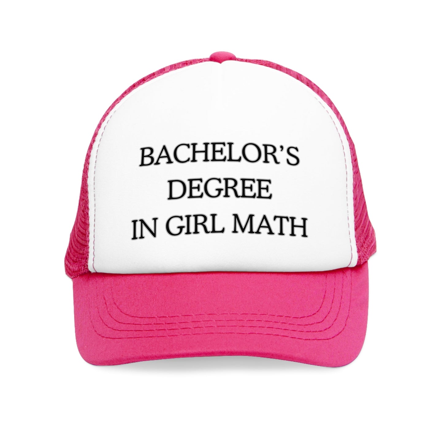 Bachelor's degree in girl math Mesh Cap - Moobox