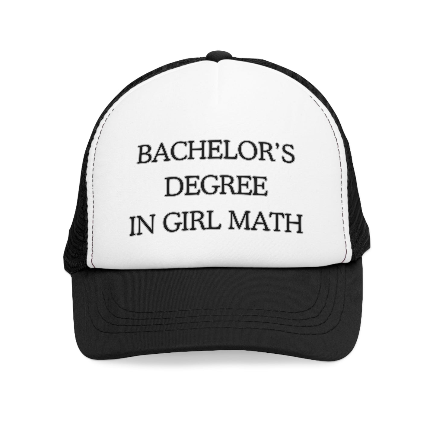 Bachelor's degree in girl math Mesh Cap - Moobox