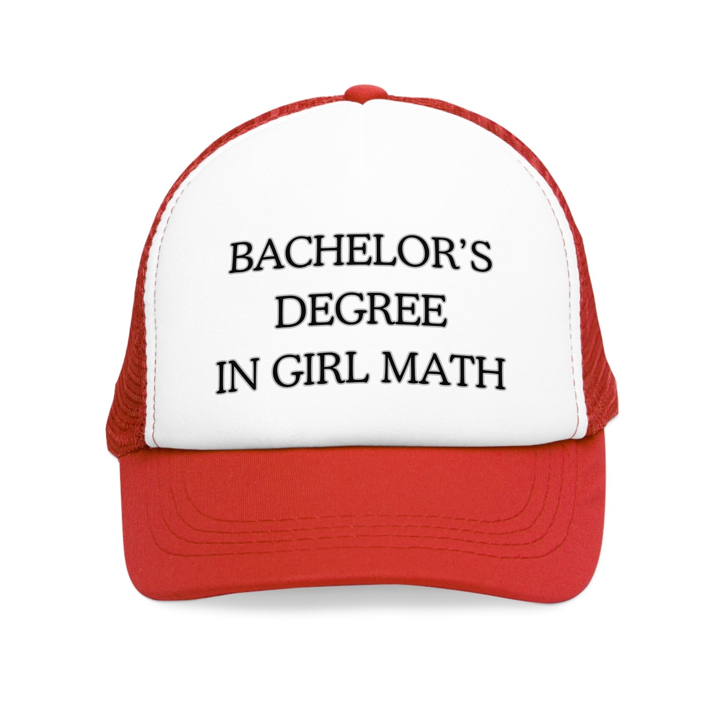 Bachelor's degree in girl math Mesh Cap - Moobox