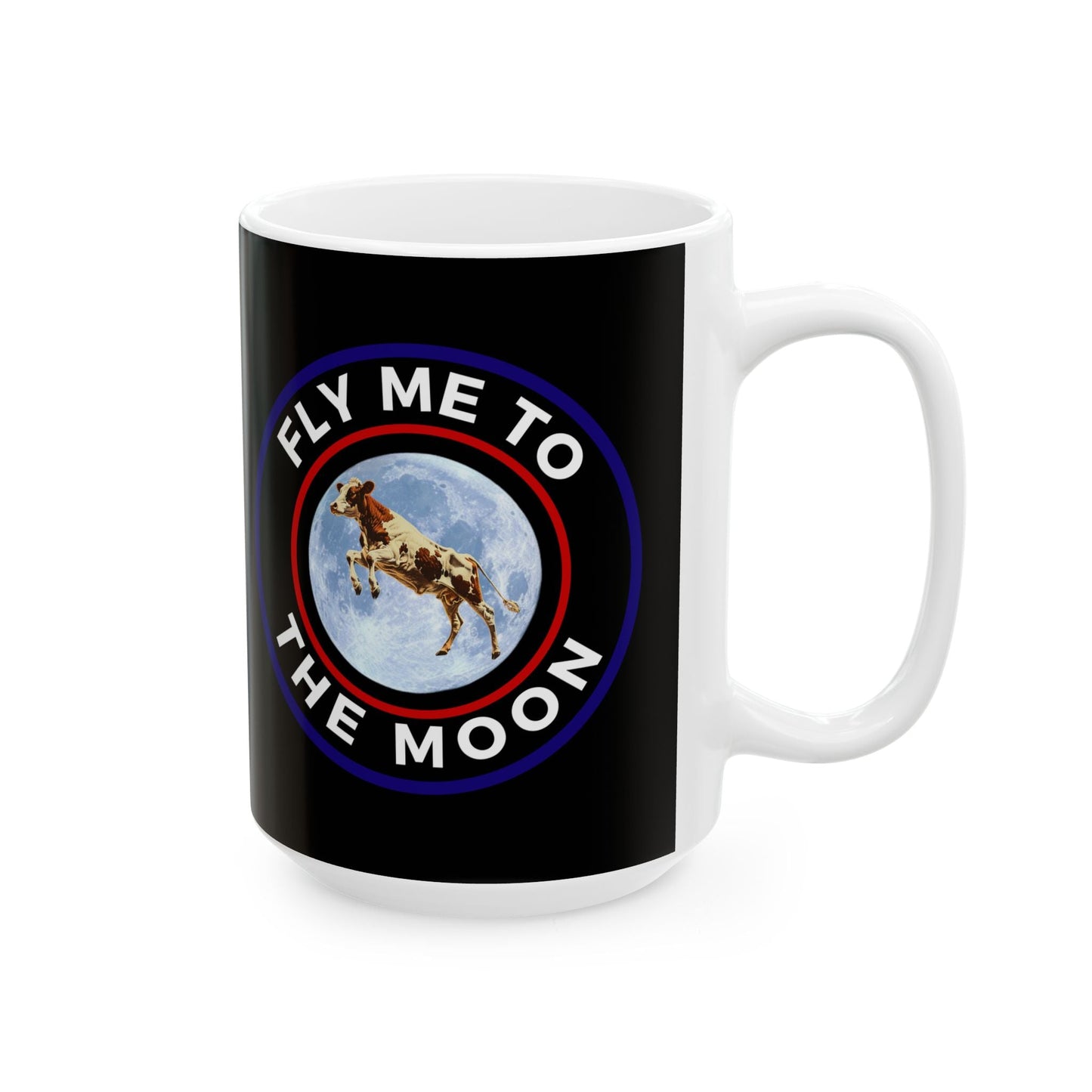 Fly Me To The Moon Ceramic Mug, (11oz, 15oz) - Moobox