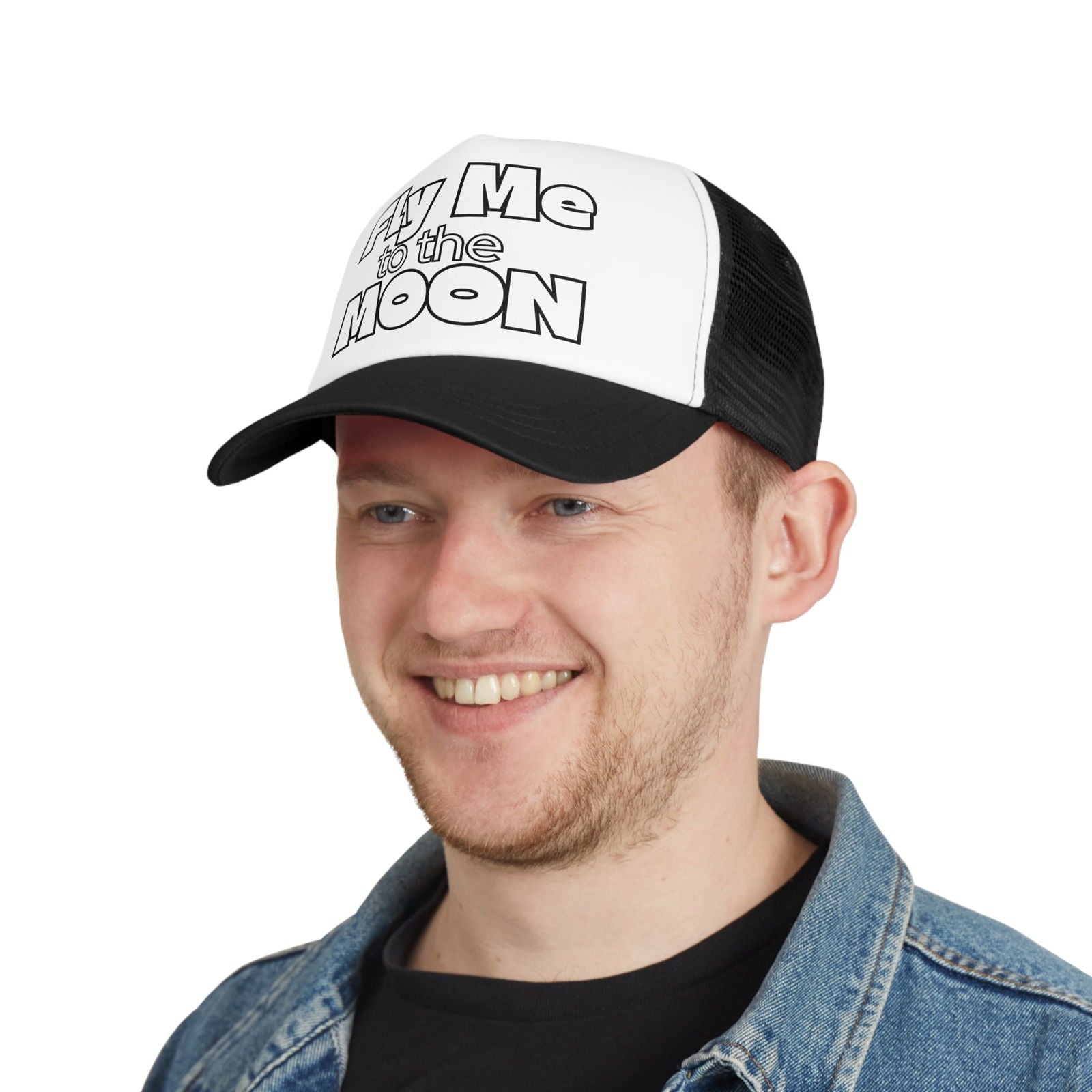 Fly Me To The Moon Mesh Hat! - Moobox